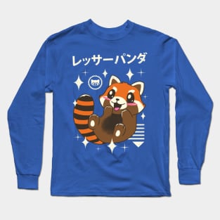 Kawaii Red Panda Long Sleeve T-Shirt